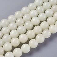 Synthetic Luminous Stone Beads Strands, Round, 8mm, Hole: 1.2mm, about 50pcs/strand, 15 inch(38.3cm)(G-L391-03B)