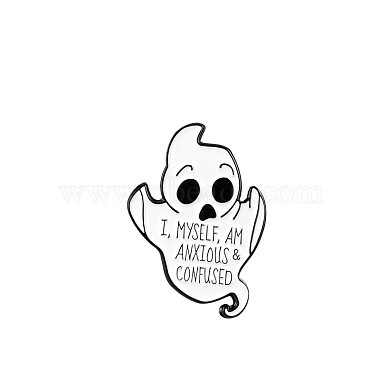 Ghost Alloy+Enamel Enamel Pins