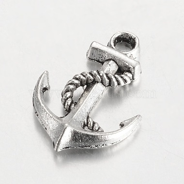 Antique Silver Anchor & Helm Alloy Charms