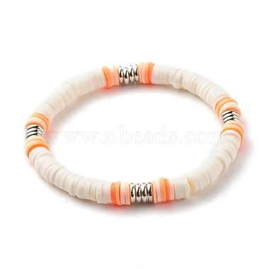 Synthetic Hematite & Polymer Clay Hieishi Stretch Bracelets Set for Women(BJEW-JB07430)-7