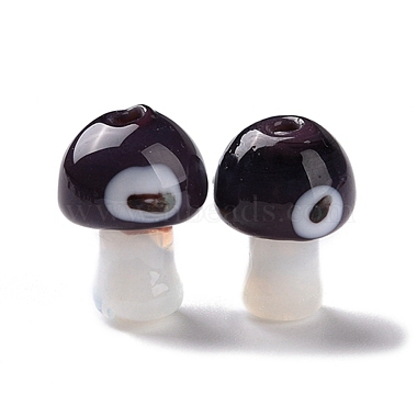 Handmade Evil Eye Lampwork Beads(LAMP-D018-01H)-2