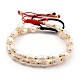 Ensembles de bracelets de perles tressées en fil de nylon réglable(BJEW-JB05382)-1