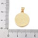 Natural White Shell Flat Round Pendants(KK-F919-42A-G)-3