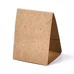 Blank Paper Display Cards, for Earring Displays, Rectangle, BurlyWood, 24.5x6.5x0.03cm(CDIS-WH0020-07A)