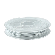 Tiger Tail Wire, Nylon-coated Stainless Steel, WhiteSmoke, 25 Gauge(0.45mm), about 32.8 Feet(10m)/roll(X-TWIR-S001-0.45mm-05)