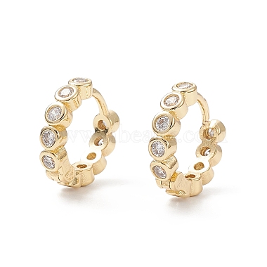Clear Ring Cubic Zirconia Earrings