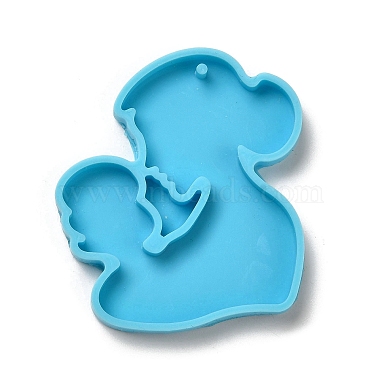 Mother's Day Mother with Baby Silicone Pendant Molds(AJEW-M221-02C)-2