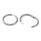 304 Stainless Steel Huggie Hoop Earrings(EJEW-H111-01G-P)-2
