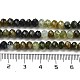 brins de perles de tourmaline verte naturelle(G-B088-D08-02)-5