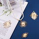 Kit de recherche de fabrication de bijoux pendentif DIY Kissitty(DIY-KS0001-21)-4
