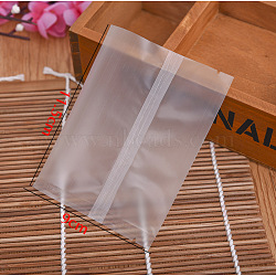 Rectangle Frosted Plastic Cellophane Bags, for Bake Packaging, White, 11.5x9cm, Unilateral Thickness: 0.045mm, about 96~100pcs/bag(OPC-F004-04C)