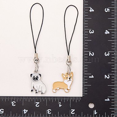 Alloy Enamel Mobile Strap(HJEW-SW00023-02)-7