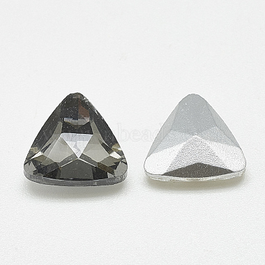 Pointed Back Glass Rhinestone Cabochons(RGLA-T087-10mm-03)-2