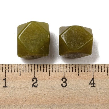 perles blanches teints naturels de jade(G-B070-06)-3