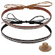 2Pcs 2 Colors PU Leather Hat Bands(DIY-CA0006-25)-1