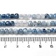 Natural Aquamarine Beads Strands(G-B088-E10-04)-5