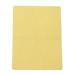 Blank Silicone Tattoo Practice Skin, Practice Sheet for Beginners and Experienced Artists, Yellow, 18.9~19.5x14.2~14.8x0.2cm(MRMJ-WH0075-36)