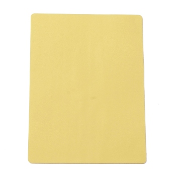 Blank Silicone Tattoo Practice Skin, Practice Sheet for Beginners and Experienced Artists, Yellow, 18.9~19.5x14.2~14.8x0.2cm