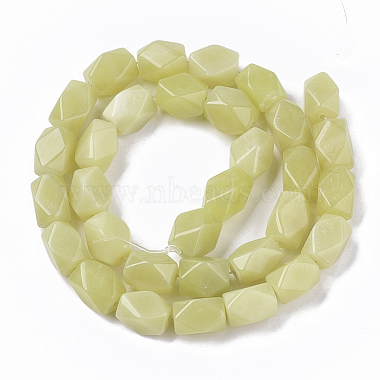 Chapelets de perles en péridot naturel(G-S364-035)-2