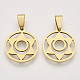 Chakra Theme 201 Stainless Steel Pendants(STAS-N089-50G)-1