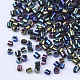 Electroplate Glass Cylinder Beads(SEED-Q036-01A-B02)-3
