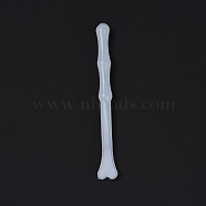 Silicone Glue Mixing Scrapers, Bone-shaped, White, 93.5x12x8mm(TOOL-D030-12)