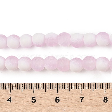 Frosted Crackle Glass Beads Strands(GLAA-U001-8mm-M03)-4