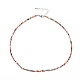 Faceted Glass Beaded Necklaces(NJEW-JN02553)-2