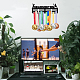 Support mural d'affichage de support de cintre de médaille de fer de thème sportif(ODIS-WH0021-541)-7