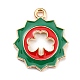 Saint Patrick's Day Alloy Enamel Pendants(ENAM-G222-01D-01)-1