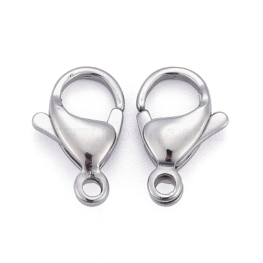 304 Stainless Steel Lobster Claw Clasps(STAS-AB13)-2