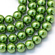 Baking Painted Pearlized Glass Pearl Round Bead Strands(HY-Q003-10mm-13)-1