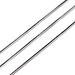 Nylon Beading Threads, Nylon Cords for Seed Beads Jewelry Making, Black, 0.1mm, about 50.31 Yards(46m)/Roll(NWIR-WH0005-09B)