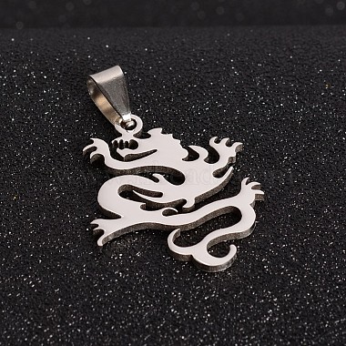 Stainless Steel Color Dragon Stainless Steel Pendants