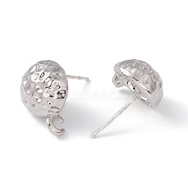 Rack Plating Alloy Stud Earring Findings(FIND-I030-11P)-1