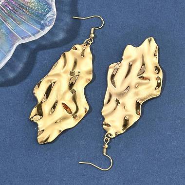 304 Stainless Steel Dangle Earrings(EJEW-F402-01G)-4