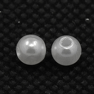 Imitated Pearl Acrylic Beads(PACR-6D-1)-2