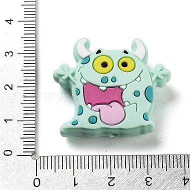 Little Monster Silicone Beads(SIL-R014-02E)-3