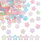 500Pcs UV Plating Acrylic Bead Caps(PACR-DC0001-06)-1