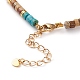 Natural Picture Jasper & Turquoise Beaded Necklaces(NJEW-JN03253)-3