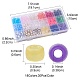540pcs 18 perles en plastique de couleurs(KY-FS0001-13)-4