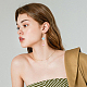 30Pcs Brass Stud Earring Findings and 30Pcs Earring Backs Sets(KK-AR0001-91G-NR)-6