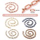 5 Strands 5 Colors Handmade Acrylic Cable Chains(CHAC-SZ0001-02)-2