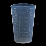 Measuring Cup, Graduated Silicone Mixing Cup for Resin Craft, Clear, 9.7x9.8x14.8cm, Capacity: 500ml(16.91fl. oz)(TOOL-Q027-01C)