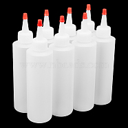 Plastic Glue Bottles, White, 17x5cm(TOOL-PH0008-04-180ml)