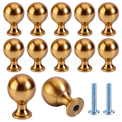15Sets Alloy Cabinet Drawer Knobs, Round, Raw(Unplated), 24.5x38.5mm(AJEW-AR0005-74)