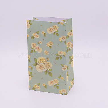 Floral Pattern Paper Bags(CARB-WH0009-11B)-3