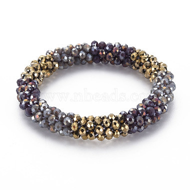 Dark Goldenrod Glass Bracelets