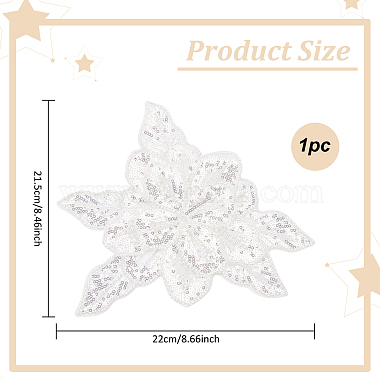 US 1Pc 3D Flower Lace Appliques(DIY-MA0005-03A)-2