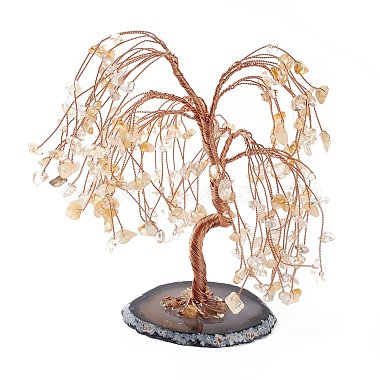 Natural Yellow Quartz Tree Display Decoration(DJEW-G027-20RG-08)-2